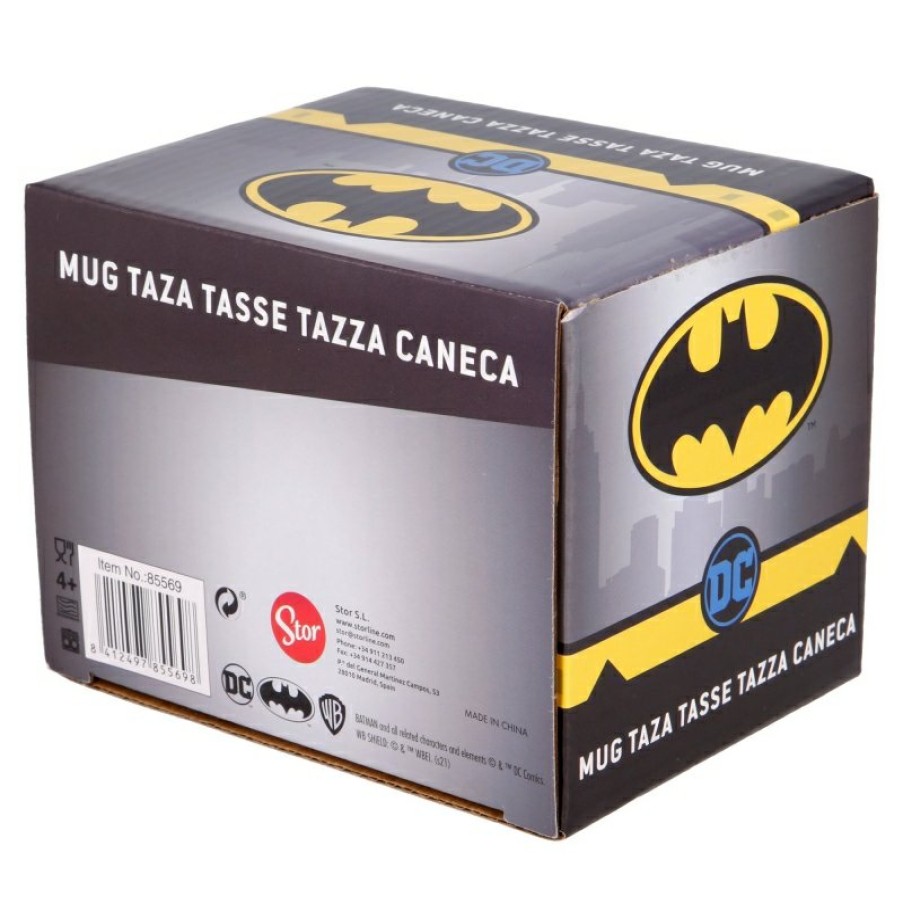 Hot Batman Taza Ceramica Desayuno 400 Ml En Caja Regalo Batman Symbol