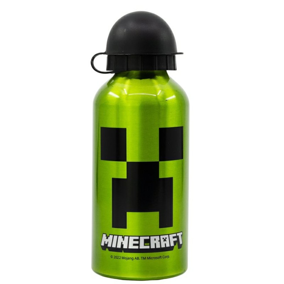 Best Minecraft Botella Aluminio Pequena 400 Ml Minecraft Creeper Green