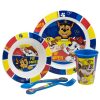 Wholesale Patrulla Canina Set Micro 5 Pcs (Plato, Cuenco, Vaso 260 Ml Y Cubiertos) Paw Patrol Pup Power