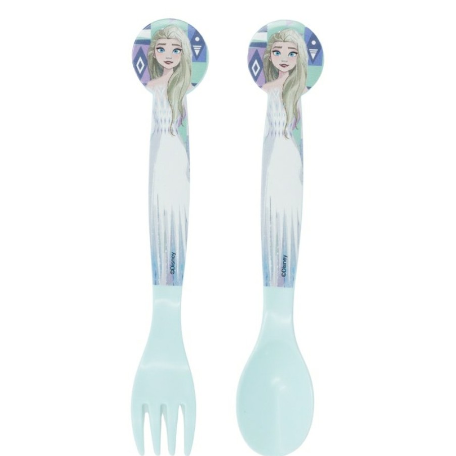 New Frozen Set De 2 Cubiertos Pp Frozen Ice Magic