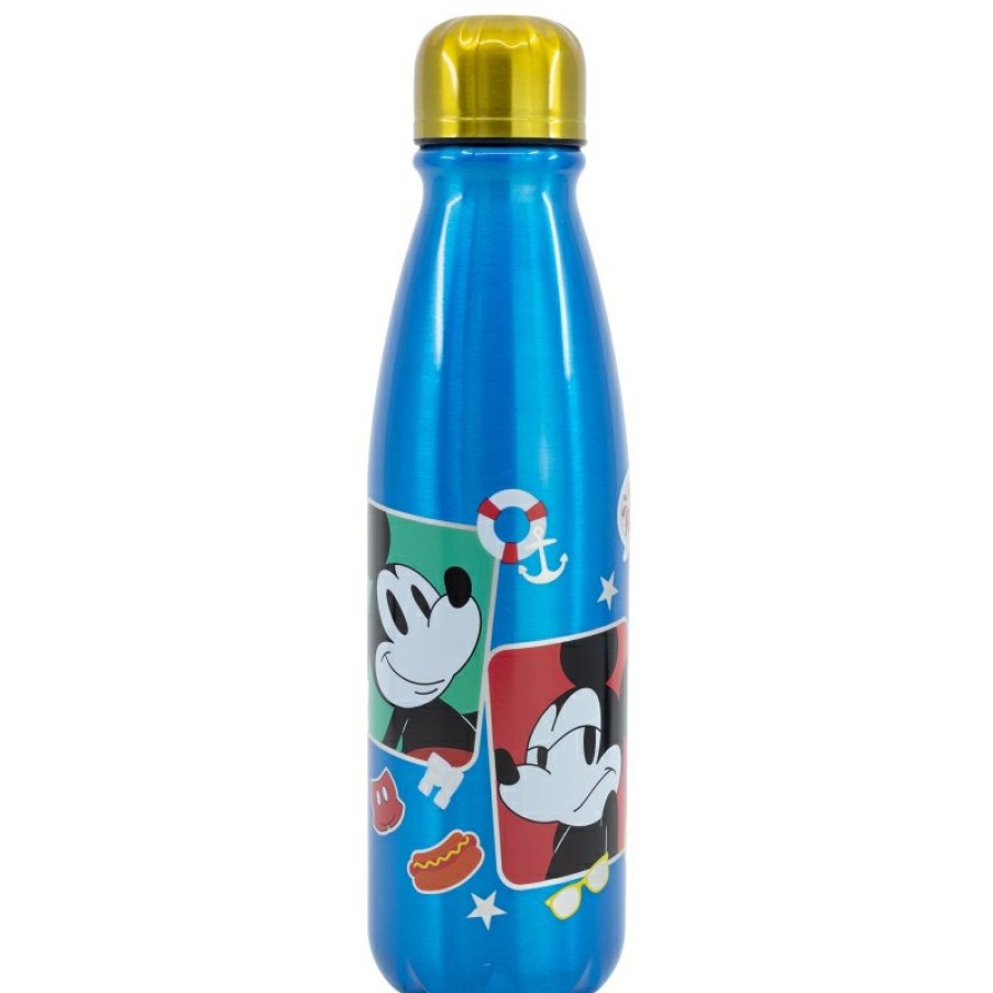 Best MicBest Mouse Botella Aluminio Infantil 600 Ml Mickey Mouse Fun-Tastic