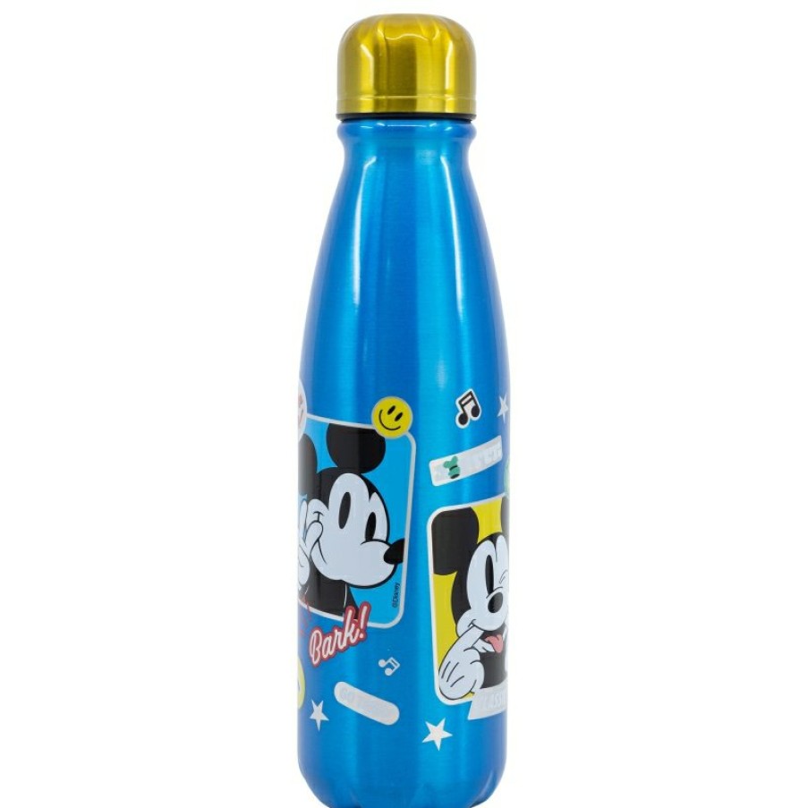 Best MicBest Mouse Botella Aluminio Infantil 600 Ml Mickey Mouse Fun-Tastic