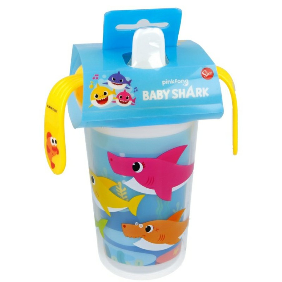 Wholesale Baby Shark Vaso Entrenamiento Doble Pared 320 Ml Baby Shark