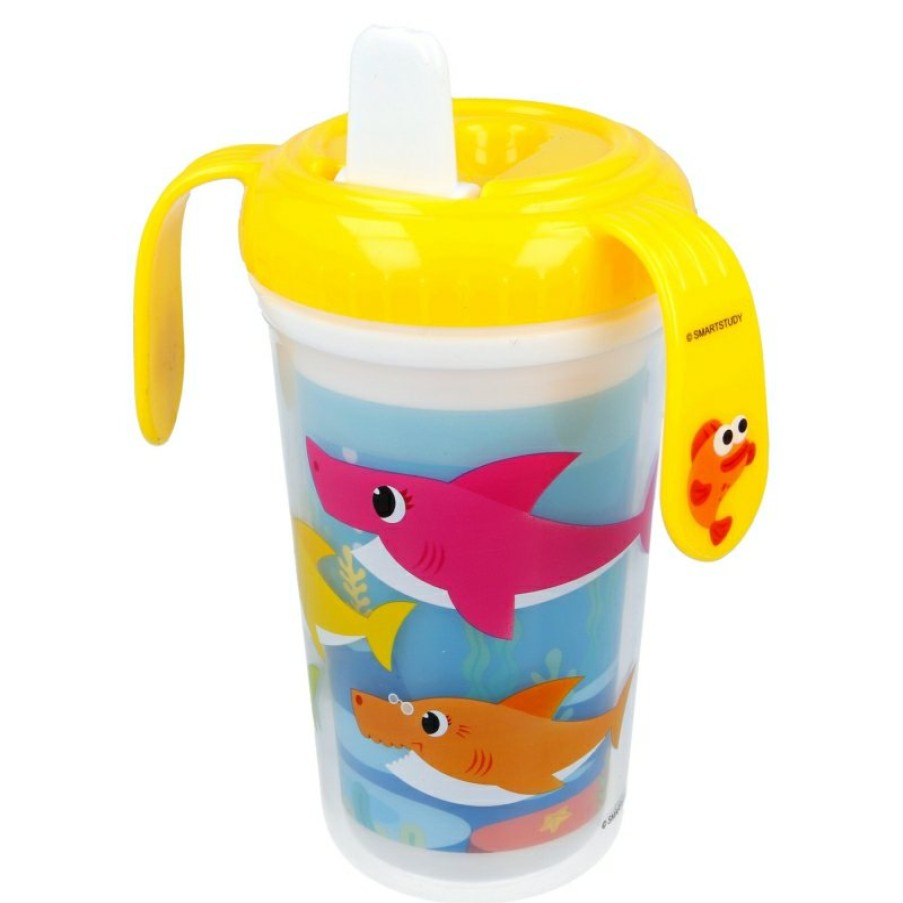 Wholesale Baby Shark Vaso Entrenamiento Doble Pared 320 Ml Baby Shark