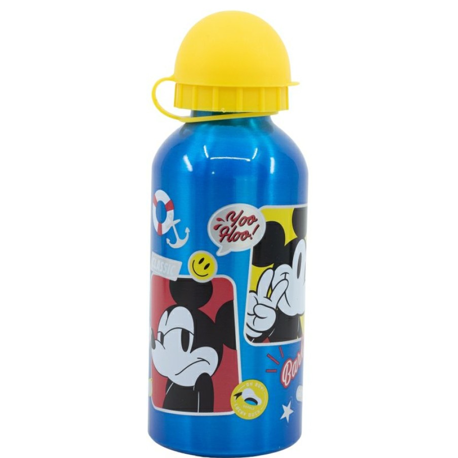 Wholesale MicWholesale Mouse Botella Aluminio Pequena 400 Ml Mickey Mouse Fun-Tastic