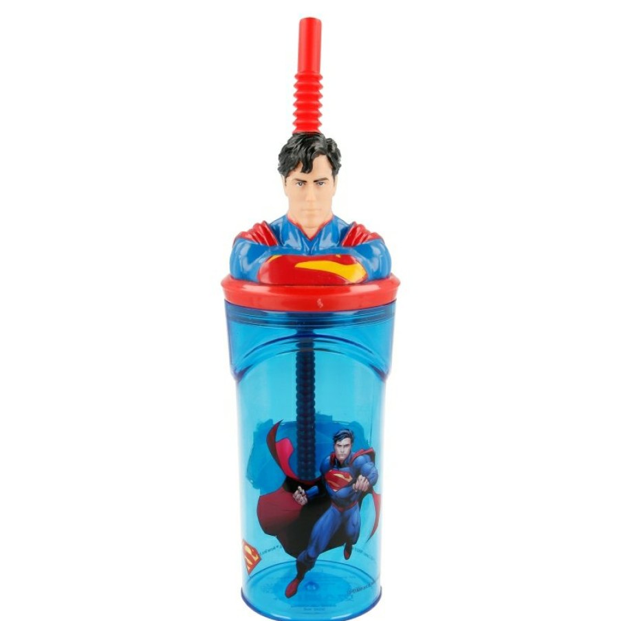 Hot Superman Vaso Figurita 3D 360 Ml Superman