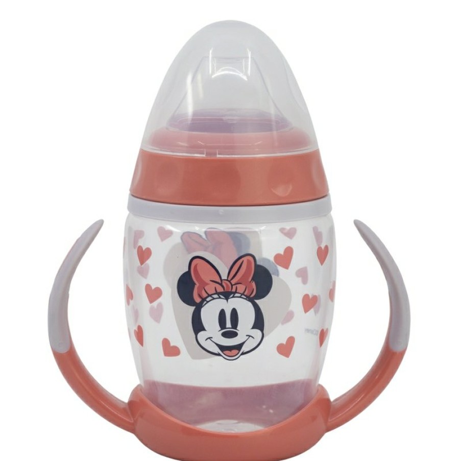 Wholesale Minnie Mouse Taza Entrenamiento Fancy 270 Ml Con Boquilla De Silicona Minnie Mouse Heart Full