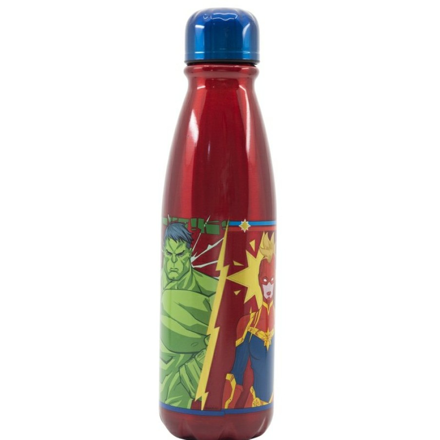 Hot Avengers Botella Aluminio Infantil 600 Ml Avengers Invincible Force