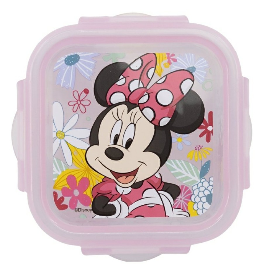 Best Minnie Mouse Recipiente Cuadrado 290 Ml Minnie Mouse Spring Look