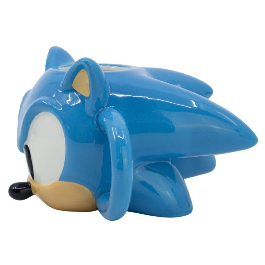 Hot Sonic Taza Ceramica 3D En Caja De Regalo Sonic Head