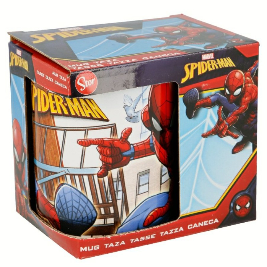 Clearance Spider-Man Taza Ceramica 325 Ml En Caja Regalo Spiderman Streets