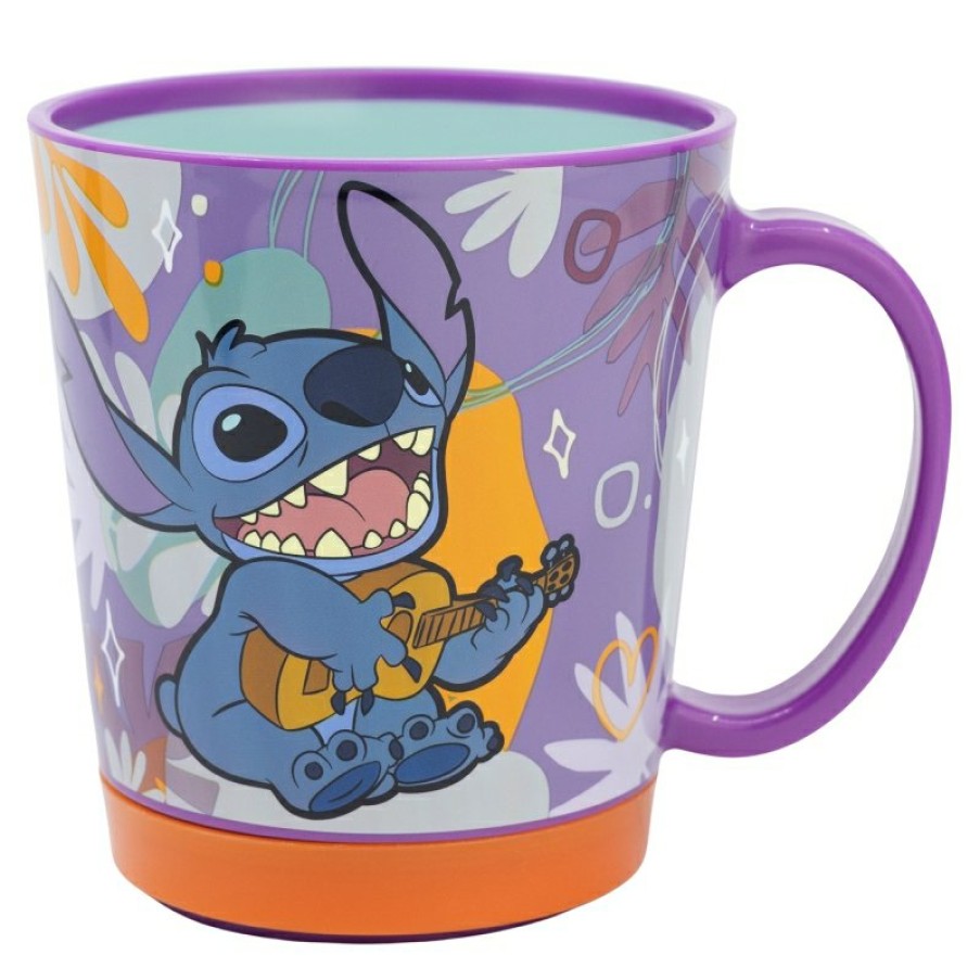 Best Stitch Taza Antivuelco Pp 410 Ml Stitch Aloha