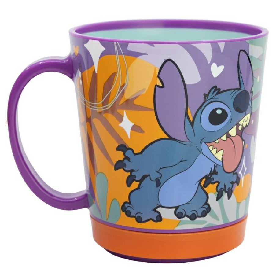 Best Stitch Taza Antivuelco Pp 410 Ml Stitch Aloha