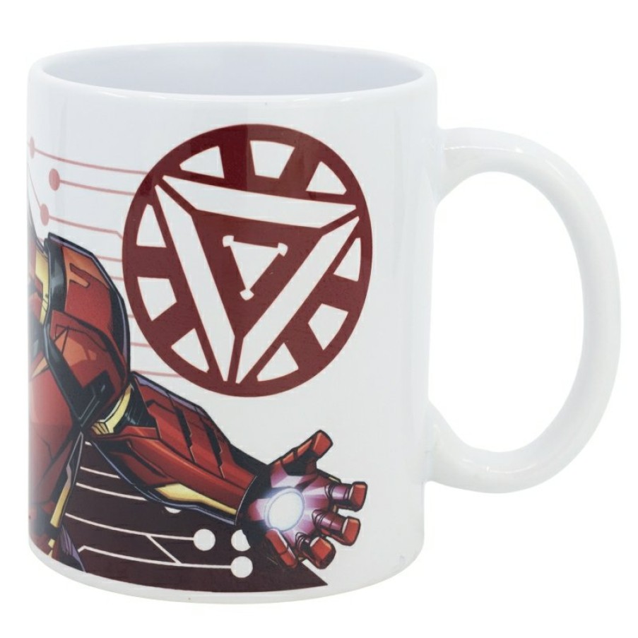 Best Avengers Taza Ceramica Sublimacion 325 Ml En Caja De Regalo Avengers Ironman Flying Star