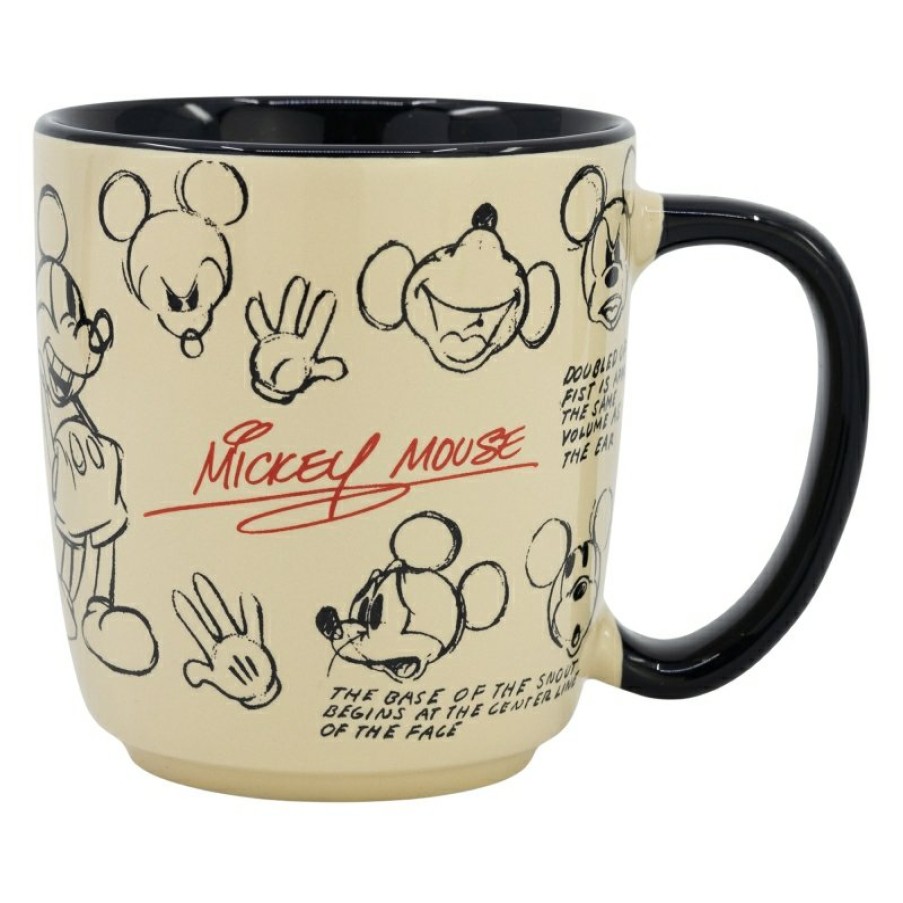 Hot MicHot Mouse Taza Ceramica Elite 380 Ml En Caja Regalo Mickey Mouse Vintage