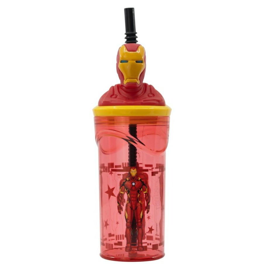 Best Avengers Vaso Figurita 3D 360 Ml Avengers Invincible Force Iron Man