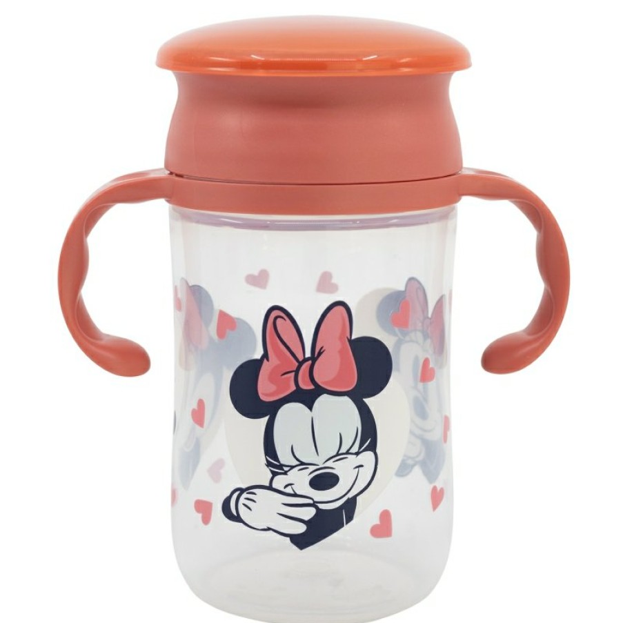 Online Minnie Mouse Vaso 360 Entrenamiento 395 Ml Minnie Mouse Heart Full