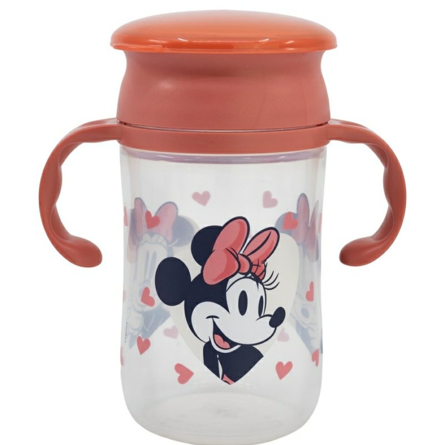 Online Minnie Mouse Vaso 360 Entrenamiento 395 Ml Minnie Mouse Heart Full