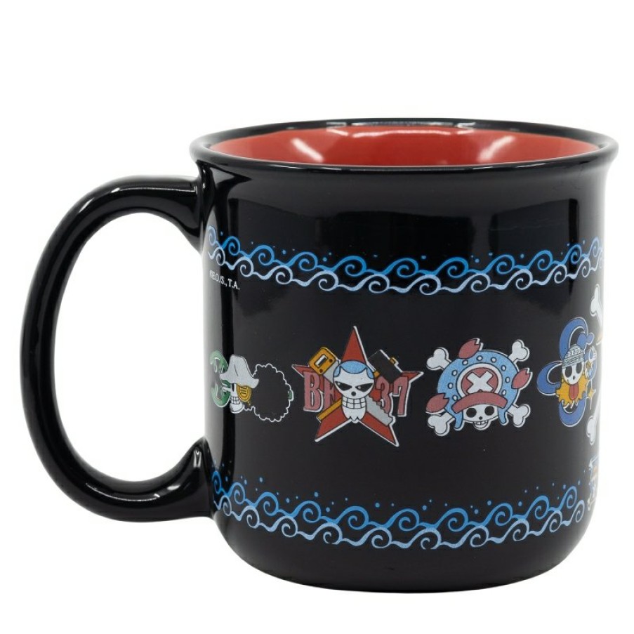 Hot Storline Taza Ceramica Desayuno 400 Ml En Caja Regalo One Piece Skulls Anime