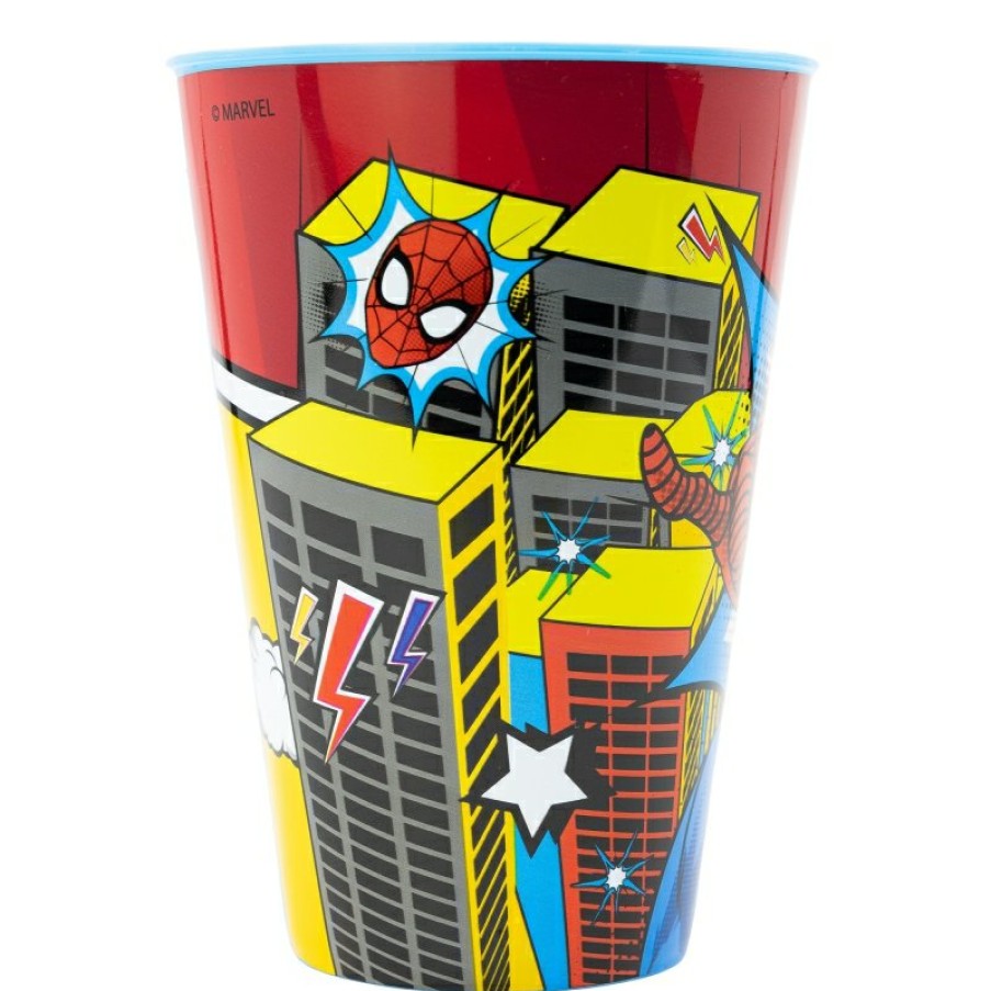 Best Spider-Man Vaso Easy Grande 430 Ml Spiderman Midnight Flyer