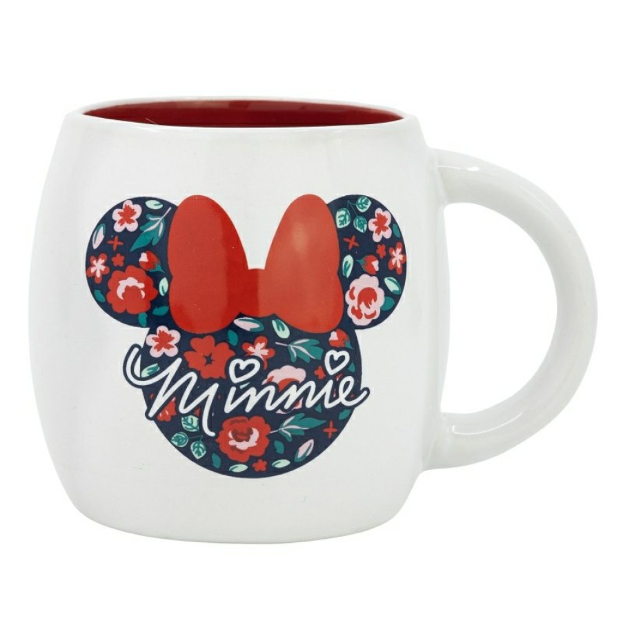 New Minnie Mouse Taza Ceramica Globe 380 Ml En Caja Regalo Minnie Mouse Gardening