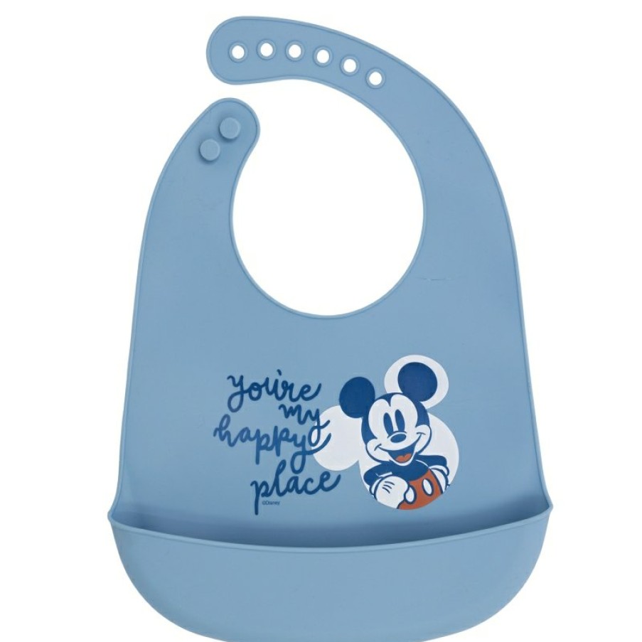 Clearance MicClearance Mouse Babero De Silicona Mickey Mouse Full Of Smiles