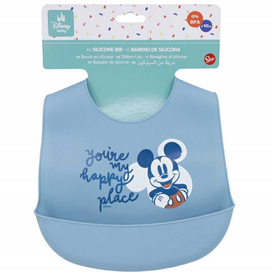 Clearance MicClearance Mouse Babero De Silicona Mickey Mouse Full Of Smiles