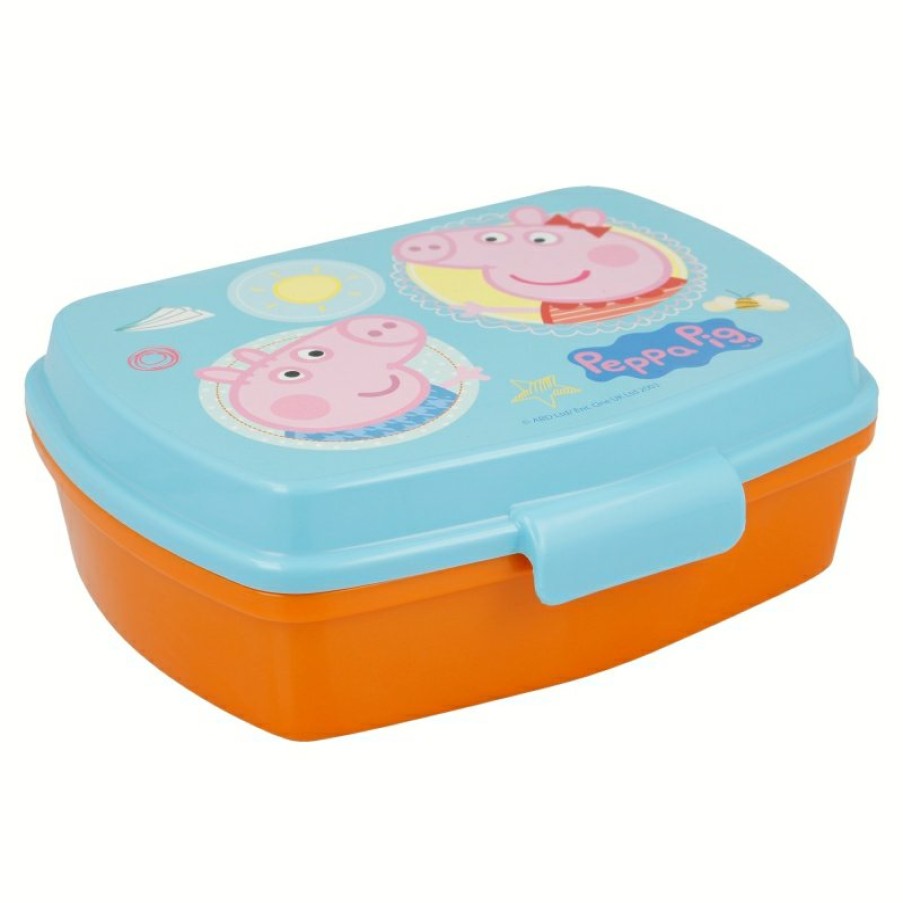 Clearance Peppa Pig Sandwichera Rectangular Peppa Pig Core