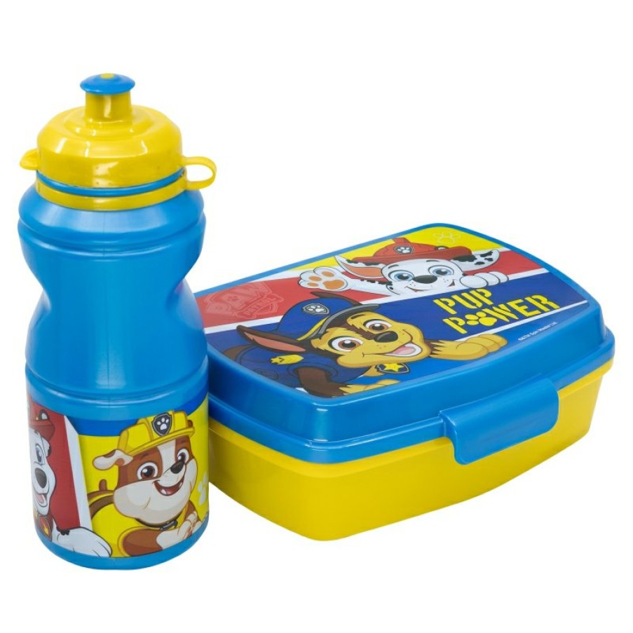 Best Patrulla Canina Set Vuelta Al Cole En Caja Regalo (Botella Sport Easy Hold 380 Ml Y Sandwichera Rectangular) Paw Patrol Pup Power