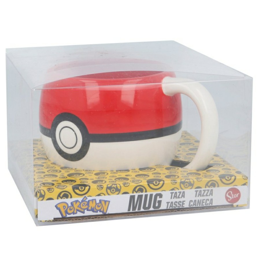 Best Pokemon Taza Ceramica 3D 490 Ml En Caja Regalo Pokemon Pokeball