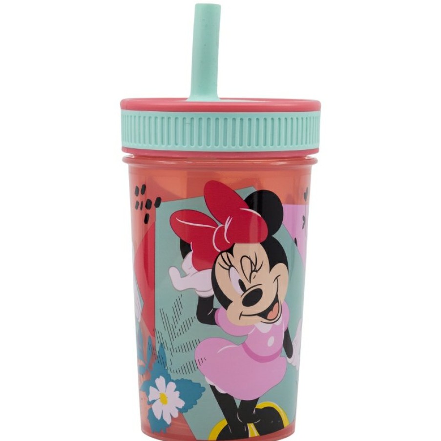 Best Minnie Mouse Vaso Con Pajita De Silicona 465 Ml Minnie Mouse Being More Minnie