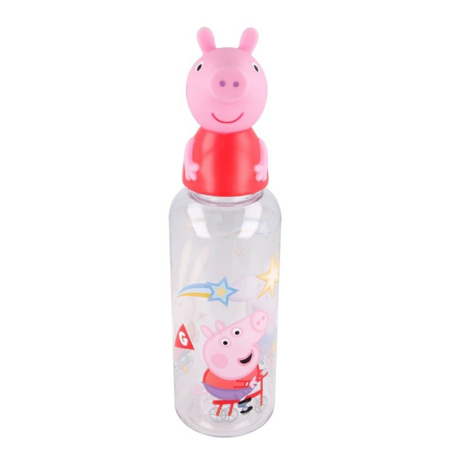 Hot Peppa Pig Botella Figurita 3D 560 Ml Peppa Pig