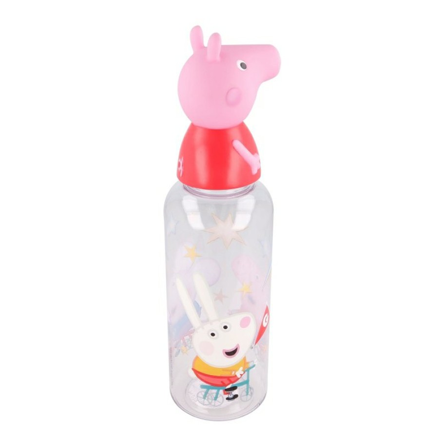 Hot Peppa Pig Botella Figurita 3D 560 Ml Peppa Pig