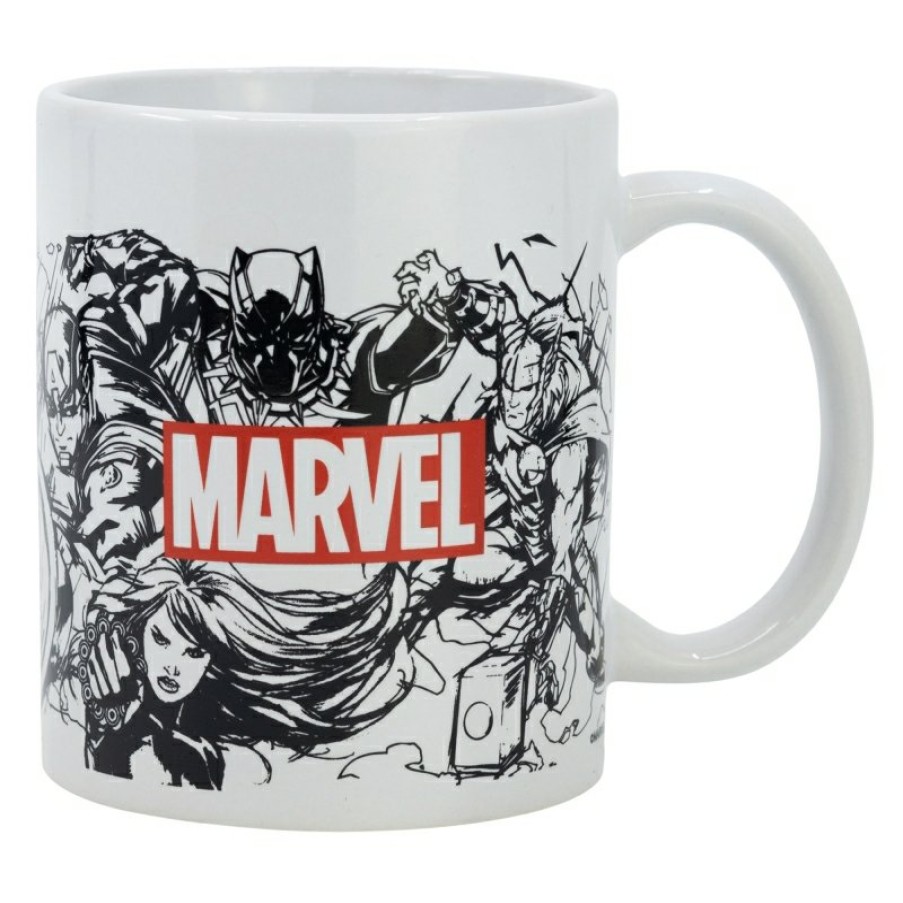 Clearance Avengers Taza Ceramica 325 Ml En Caja Regalo Marvel Pattern Ya