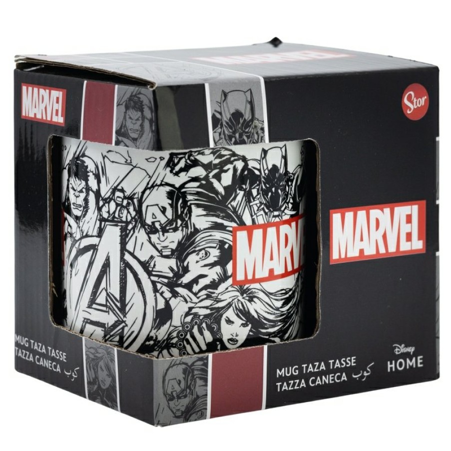 Clearance Avengers Taza Ceramica 325 Ml En Caja Regalo Marvel Pattern Ya