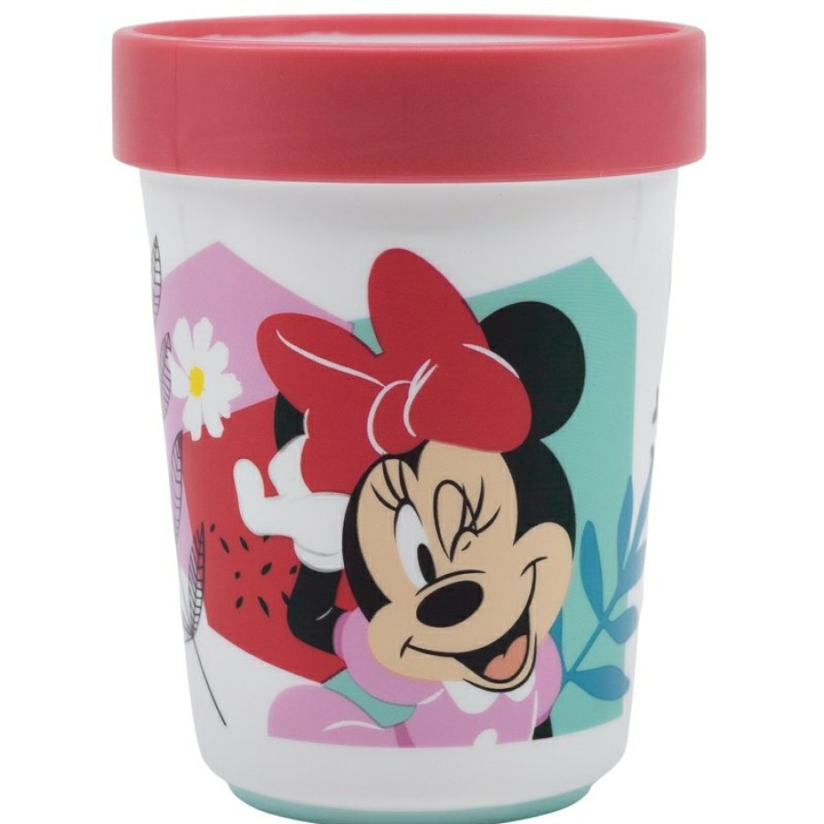 Best Minnie Mouse Vaso Antideslizante Premium Bicolor 260 Ml Minnie Mouse Being More Minnie